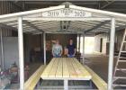 Teague FFA builds two picnic tables