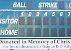 New scoreboards for Teague ISD