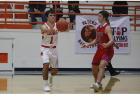 Teague guard Drew Satterwhite (1) passes the ball against Elkhart on Friday night. Photo by Skip Leon/For the Teague Chronicle